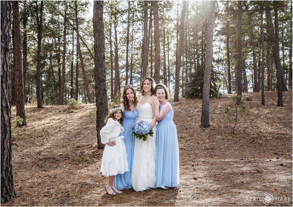Outdoor Forest Wedding Photos from a Spring Wedding at Black Forest Wedgewood Weddings