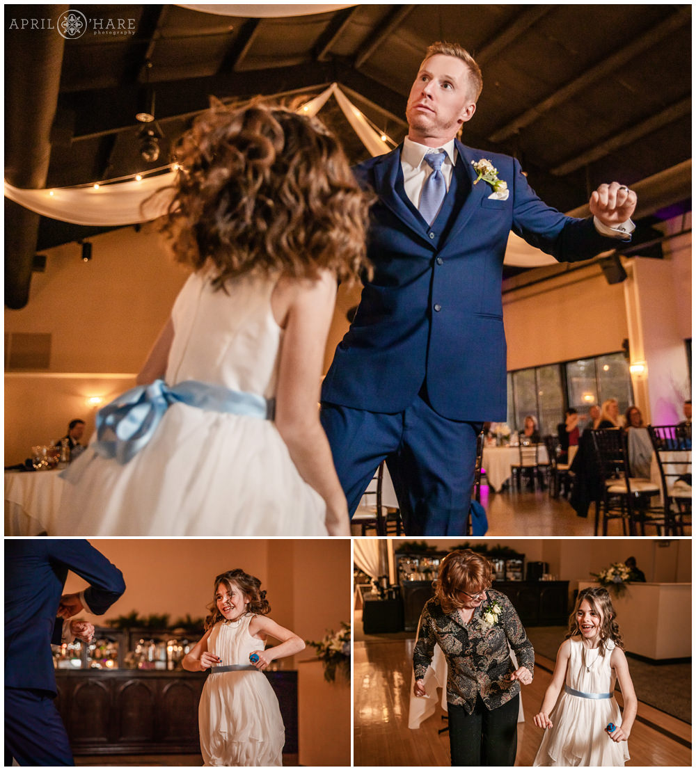 Dancing photo from a Wedgewood Weddings Black Forest Wedding Reception in Colorado Springs