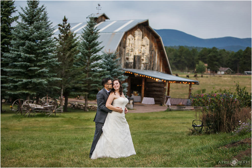 Colorado Mountain Barn Wedding Venue in Evergreen