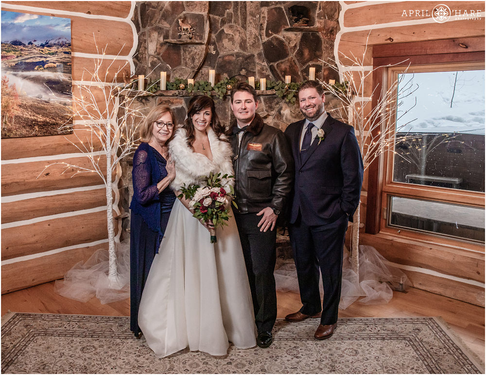 Family formal portrait in Keystone Colorado