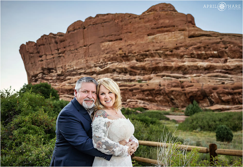 Red Rocks portrait for a Colorado elopement
