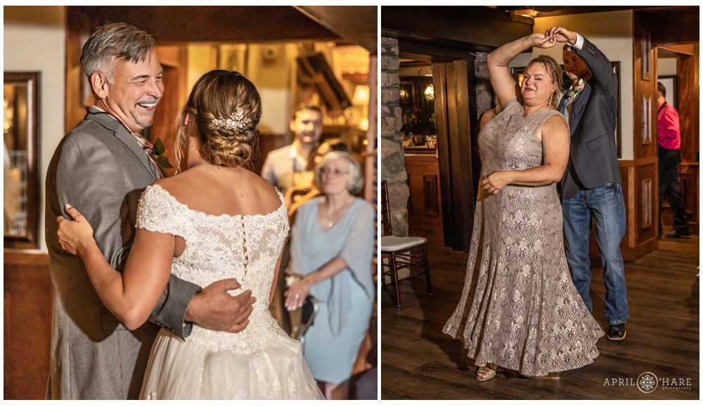 Parent dances at Craftwood Inn in Manitou Springs CO