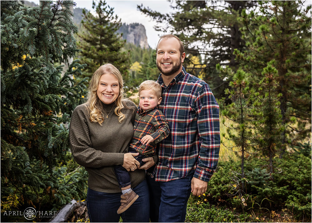 Fall Flannel Family Photos in Colorado