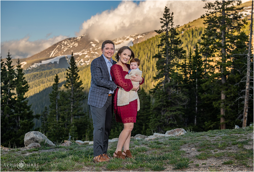 Gorgeous family photos during June up at Berthoud Pass near Winter Park in Colorado