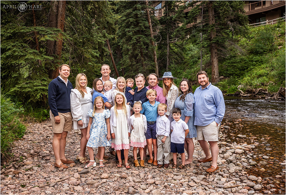 Beautiful family portrait in Vail Colorado