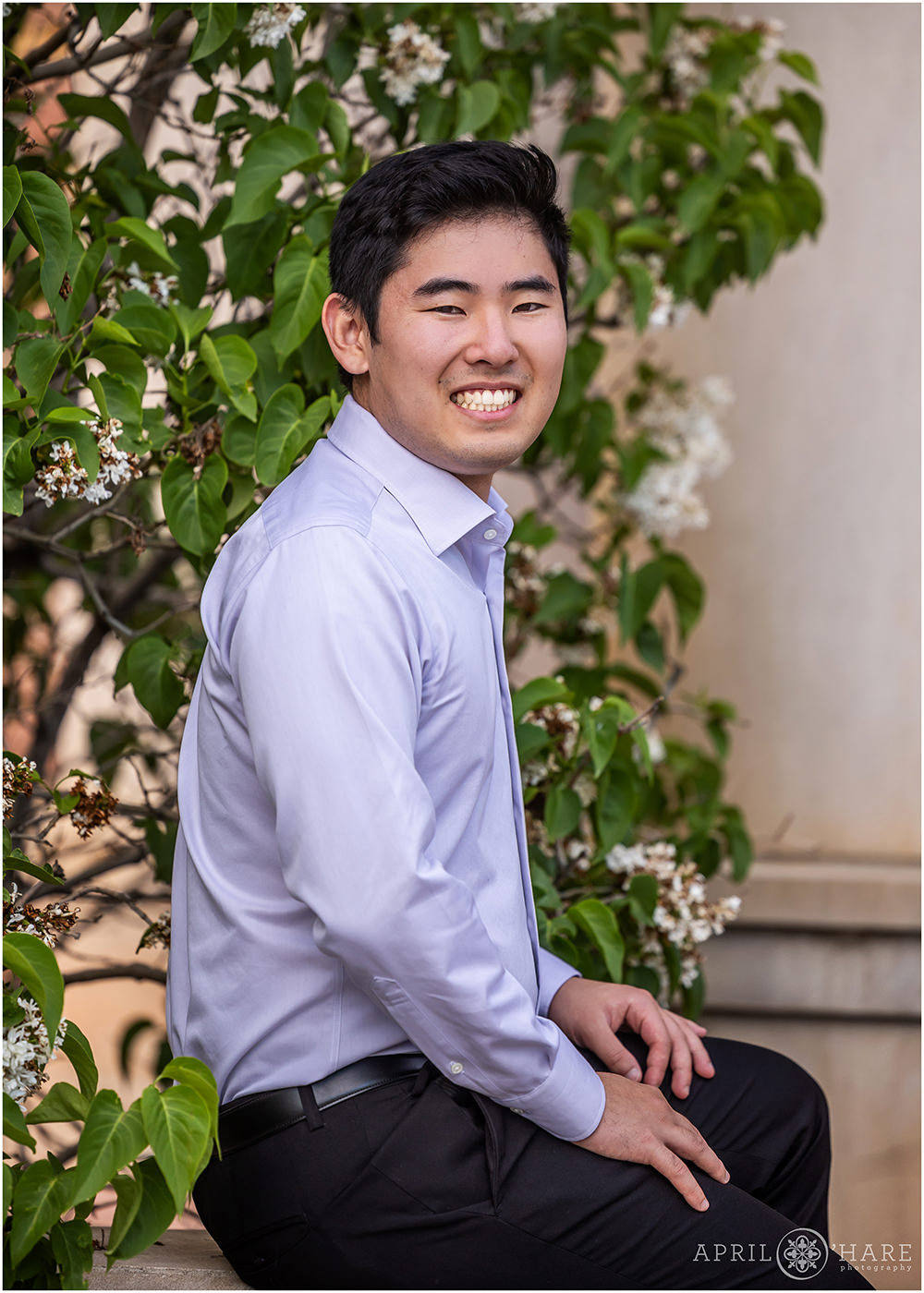 CU Boulder Graduation Photo at the University of Colorado