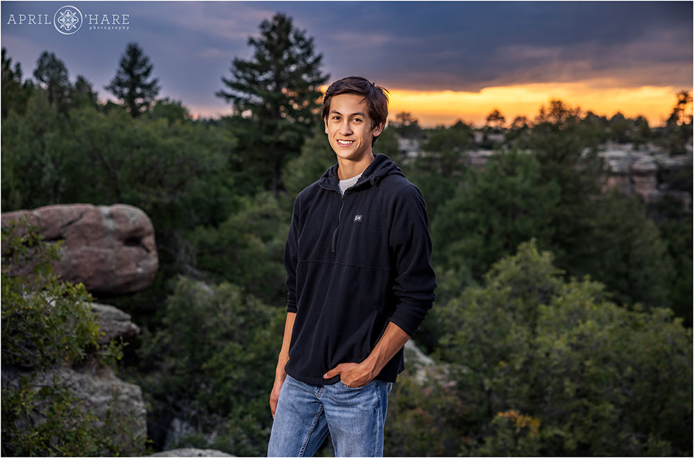 Senior Photography at Castlewood Canyon State Park