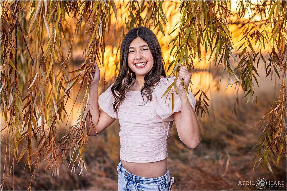 Family Photos at home during Autumn in Littleton Colorado