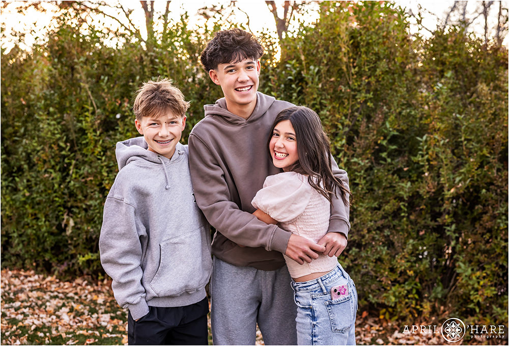 Fun family portraits in Littleton Colorado