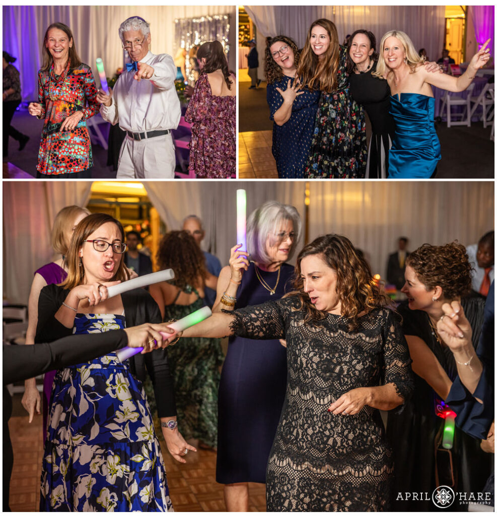 Friends and family gather to celebrate the bat mitzvah at Hebrew Educational Alliance