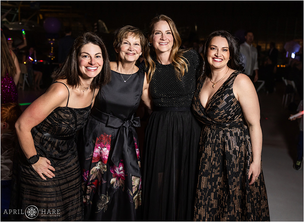 Candid photo of guests together at a bar mitzvah party in Denver